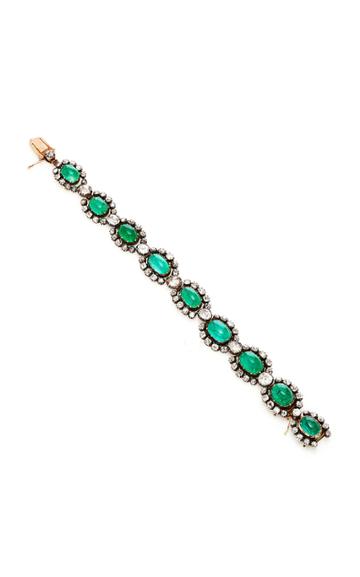 Simon Teakle Antique Emerald Necklace