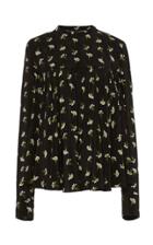 Giambattista Valli Floral Silk Button-down Shirt