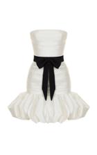 Rasario Strapless Silk-blend Mini Dress