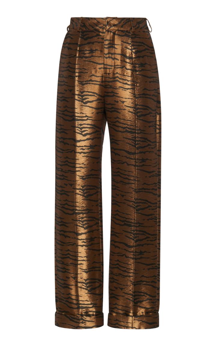 De La Vali Tiger Lily Printed Trouser