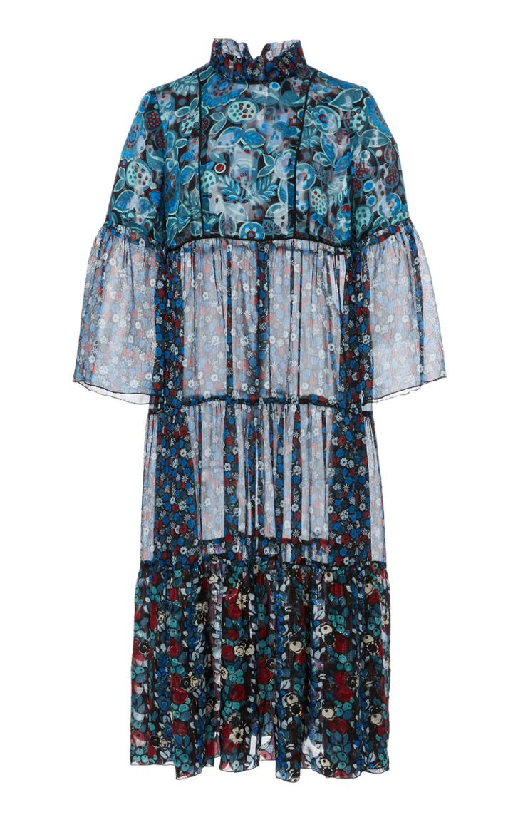 Anna Sui Fruits And Florals Ditsy Daze Dress