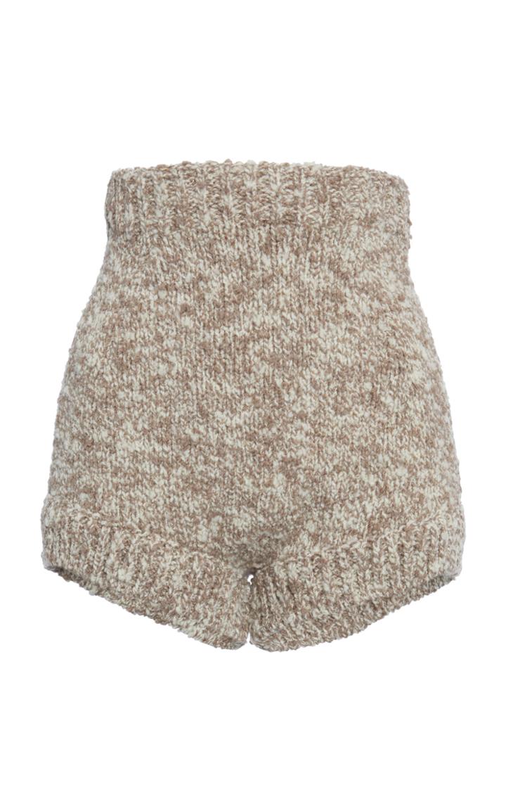Moda Operandi Dolce & Gabbana Ribbed-trim Knit Mini Shorts