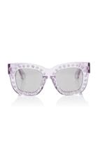 Acne Studios Library Embellished Square-frame Sunglasses