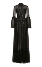 Zuhair Murad Silk Chiffon Flounce Gown