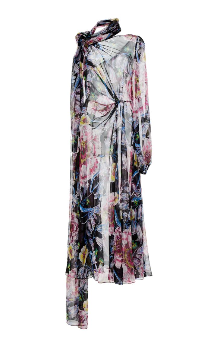 Prabal Gurung Danby One-sleeve Dress