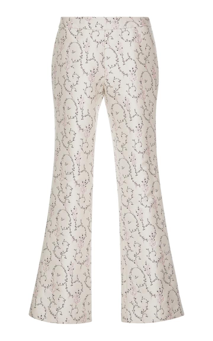 Giambattista Valli Flower Jacquard Pants