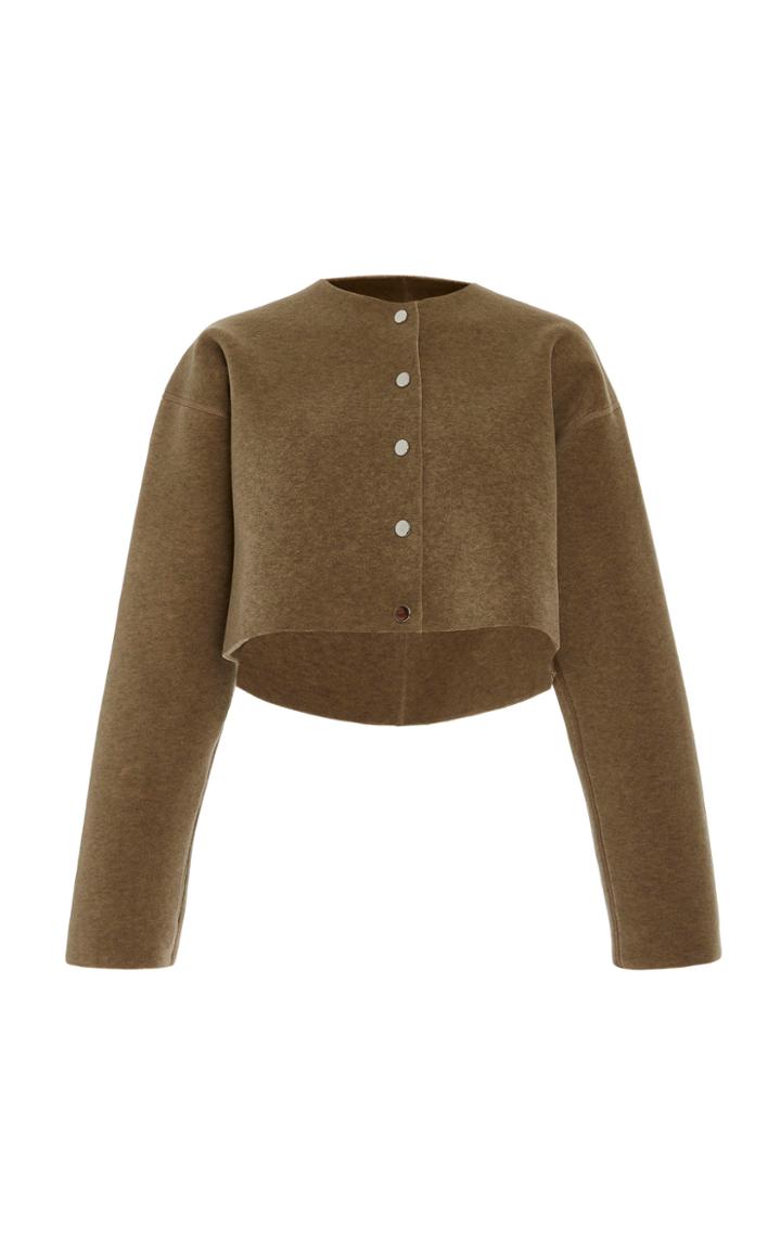 Live The Process Raw Cropped Bomber