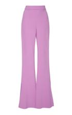 Cushnie High-rise Crepe Flared Pants