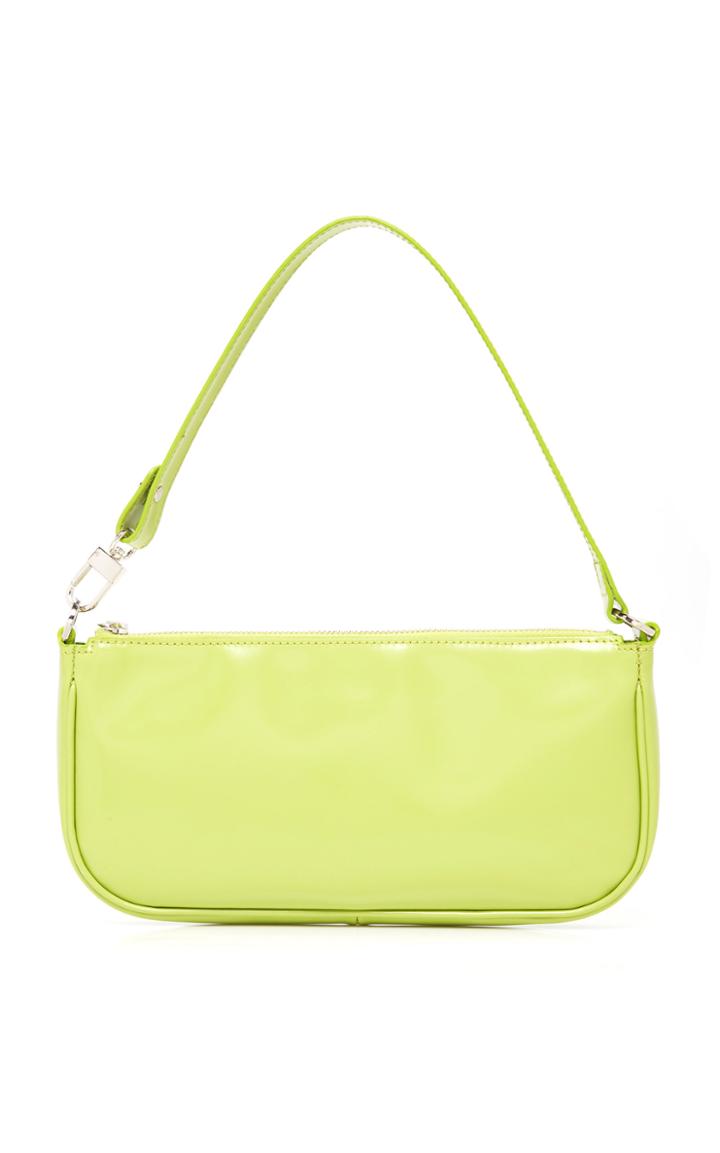 By Far Rachel Semi Patent Leather Shoulder Bag