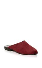 Parme Marin Round Toed Suede Flats
