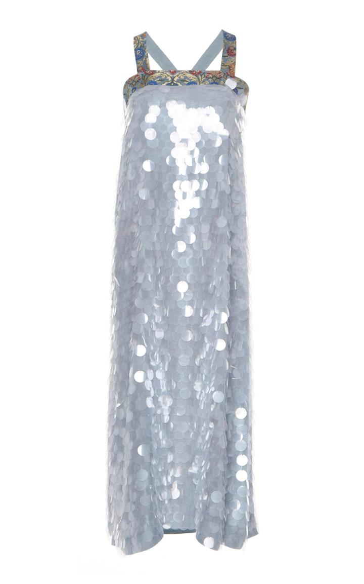 Rahul Mishra Kinkhab Blas Sequin Dress