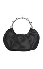 Moda Operandi L'alingi London Black Swarovski Crystal Satin Pouch