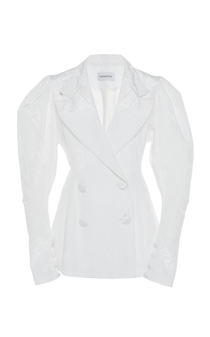 16arlington Puff Sleeve Cotton-blend Blazer