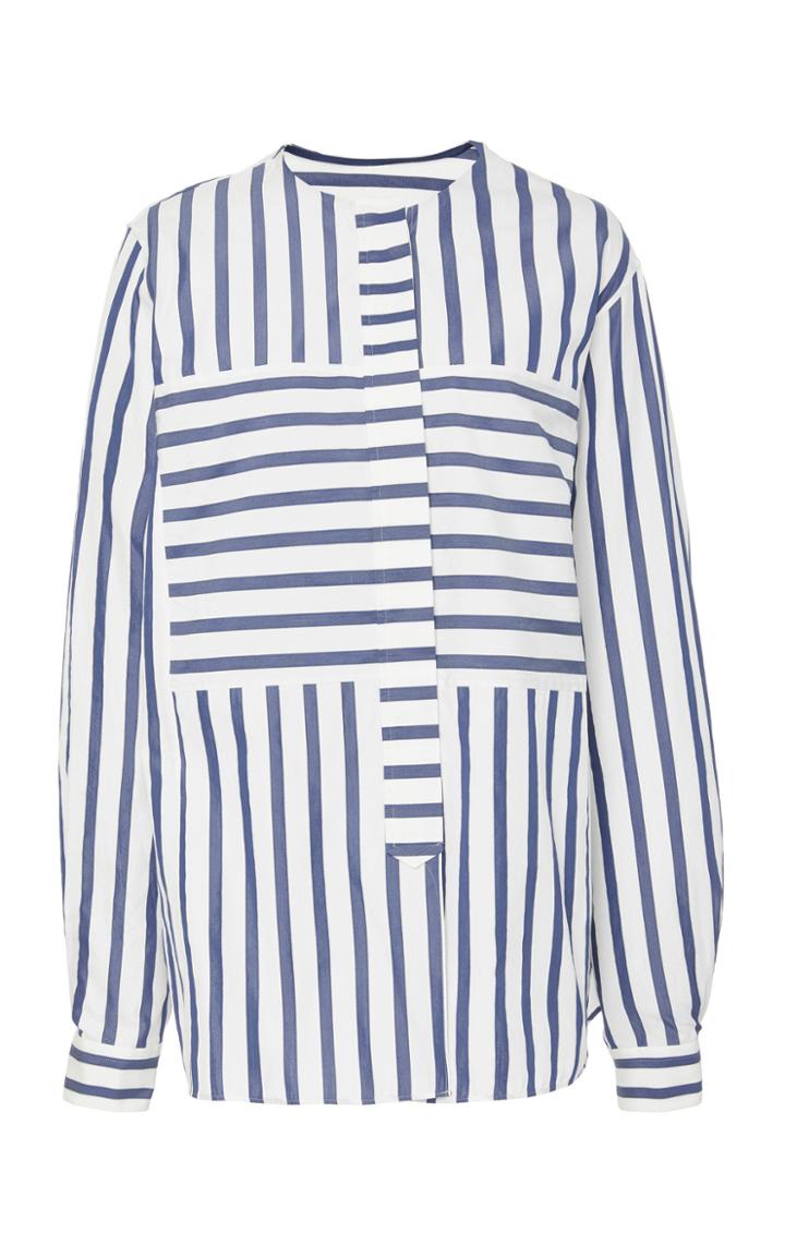 Cyclas Cotton Silk-blend Iconic Stripe Shirt