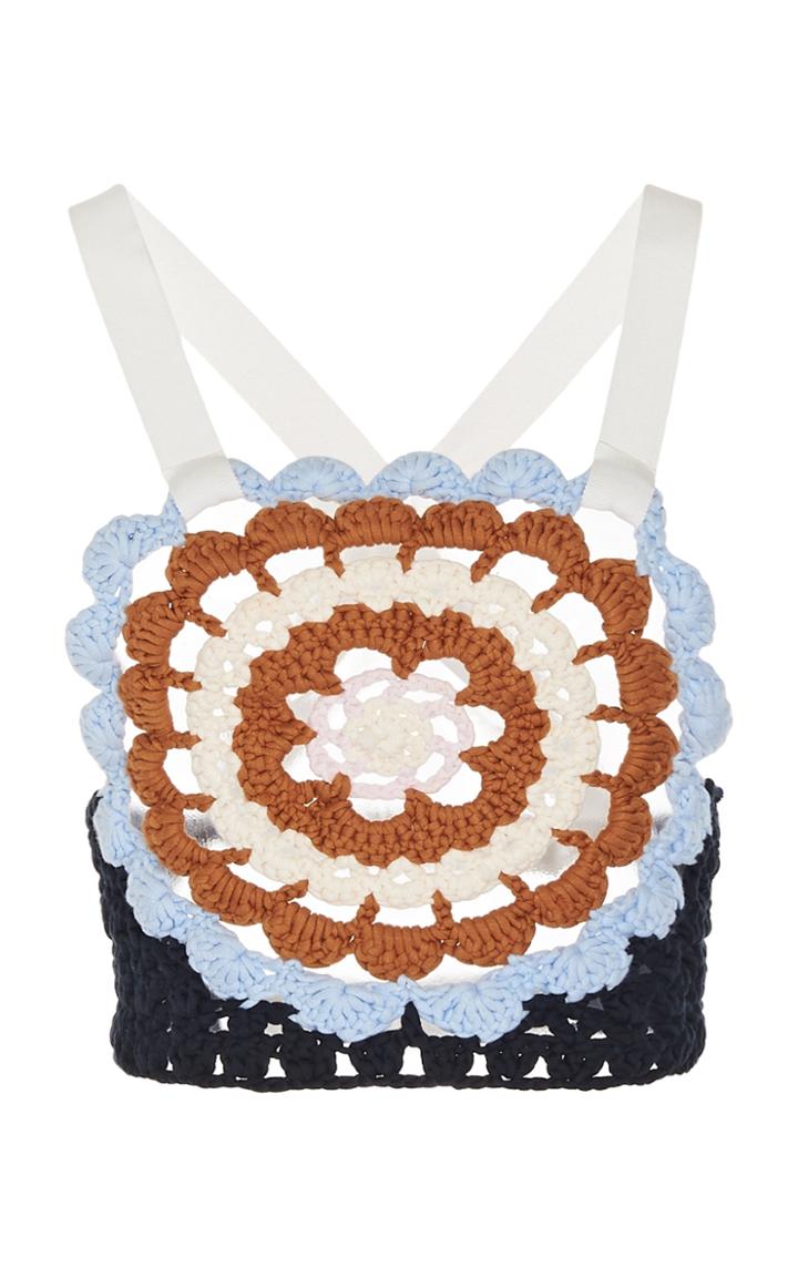 Moda Operandi Altuzarra Bauer Cotton-blend Knit Crop Top Size: Xs