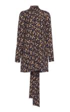 Moda Operandi N21 Floral-print Crepe Turtleneck Dress Size: 36