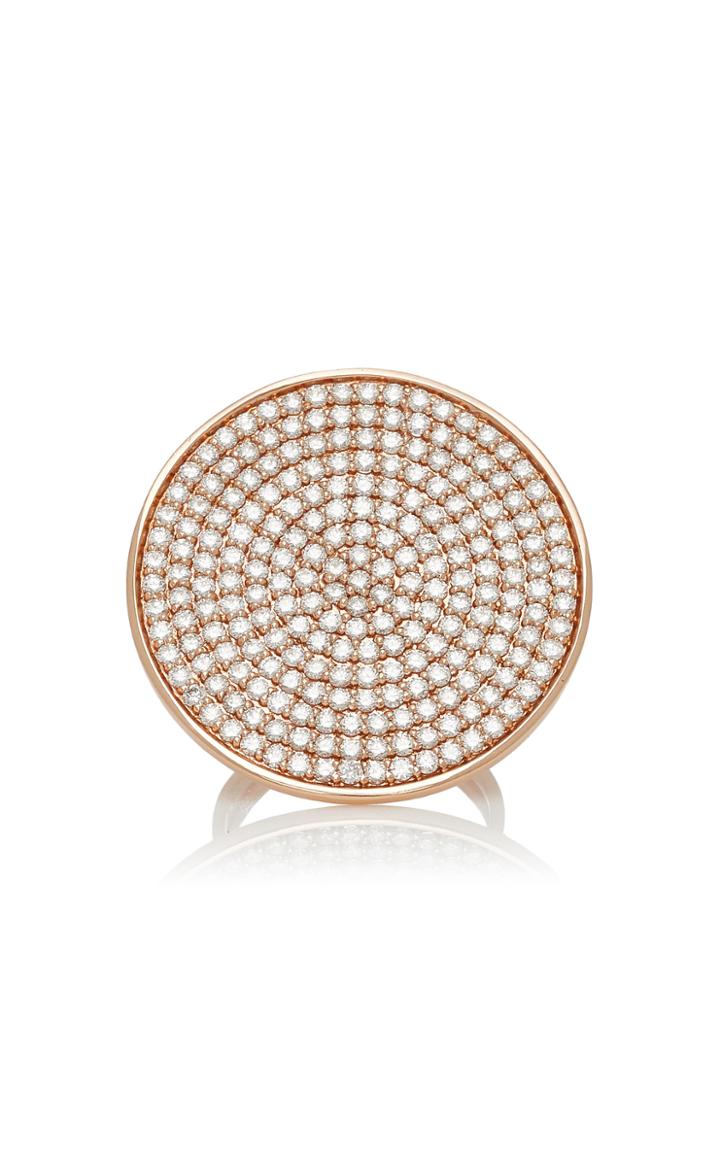 Sydney Evan Large Pave Disc Ring