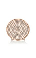 Sydney Evan Large Pave Disc Ring