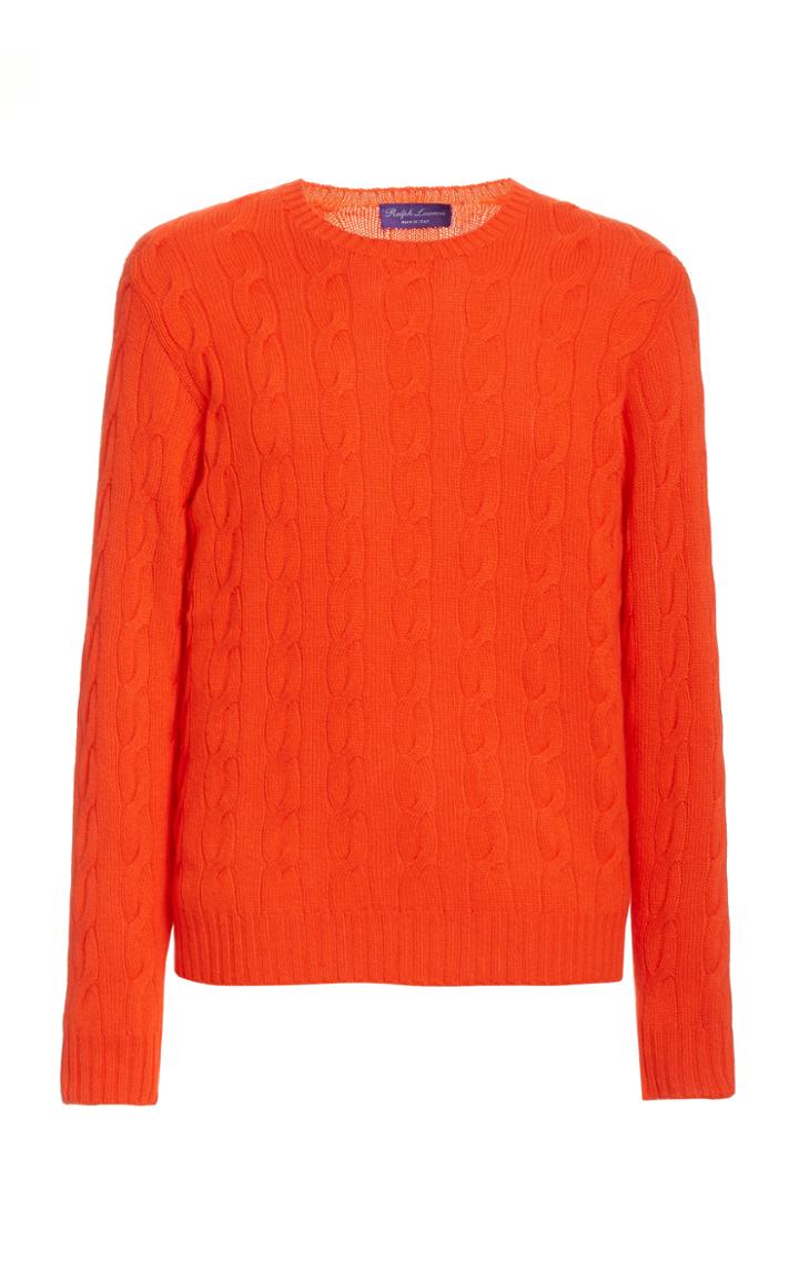 Ralph Lauren Purple Label Cashmere Cable-knit Sweater
