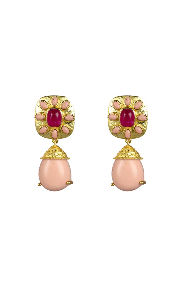 Moda Operandi Valre Jade And Coral Misty Earrings