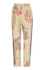 Moda Operandi Haider Ackermann Printed Two-tone Lurex Pants Size: 36