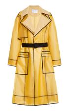 Proenza Schouler White Label Belted Pvc Trench Coat