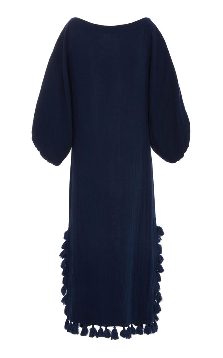 Rhode Resort Delilah Cotton-gauze Maxi Dress