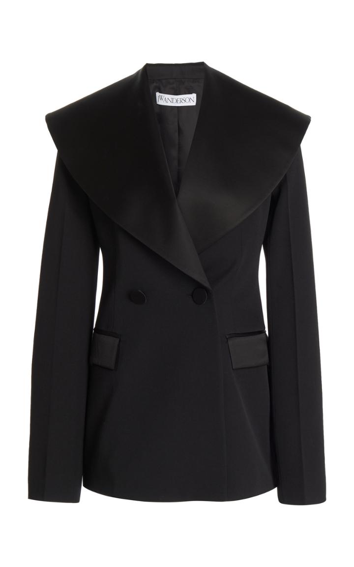 Moda Operandi Jw Anderson Shawl Collar Wool Tuxedo Jacket