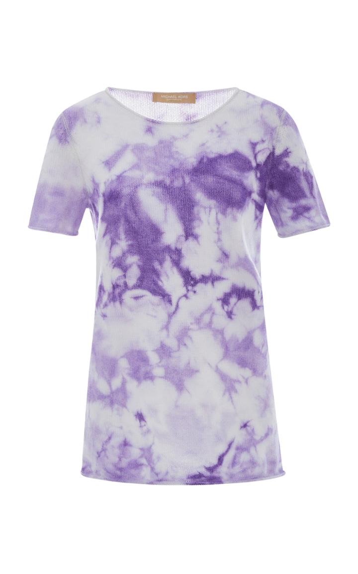 Michael Kors Collection Tie Dye Cashmere Tee