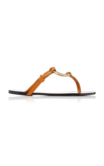 Atp Atelier Forna Gold-tone Leather Sandals