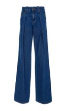 Red Valentino High Rise Flare Denim Trousers