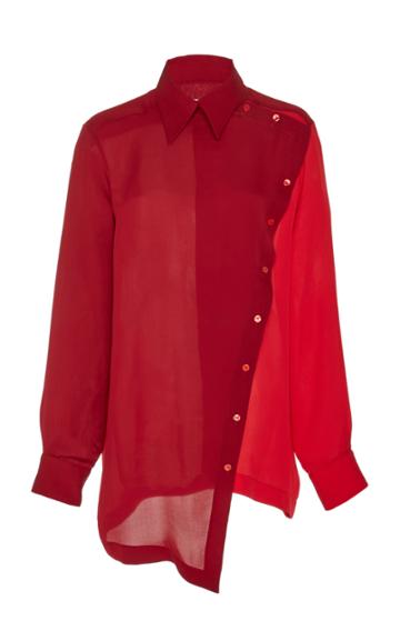 Tre By Natalie Ratabesi The Anita Silk Blouse