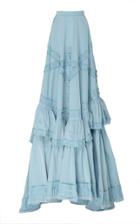 Erdem Darcie Ruffled Taffeta Skirt
