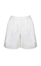 Moda Operandi Piece Of White Canna High-rise Shorts