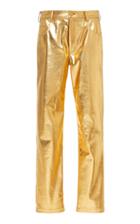 Moda Operandi Area Gold-tone Five Pocket Pants Size: 0