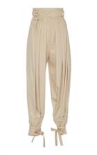 Pascal Millet Gabardine Ankle Wrap Blouson Pant