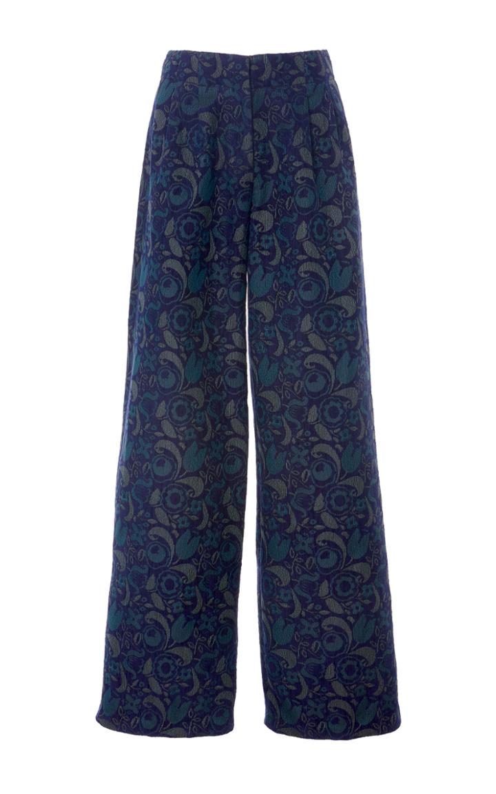 Anna Sui Tulip Chenille Jacquard Pant