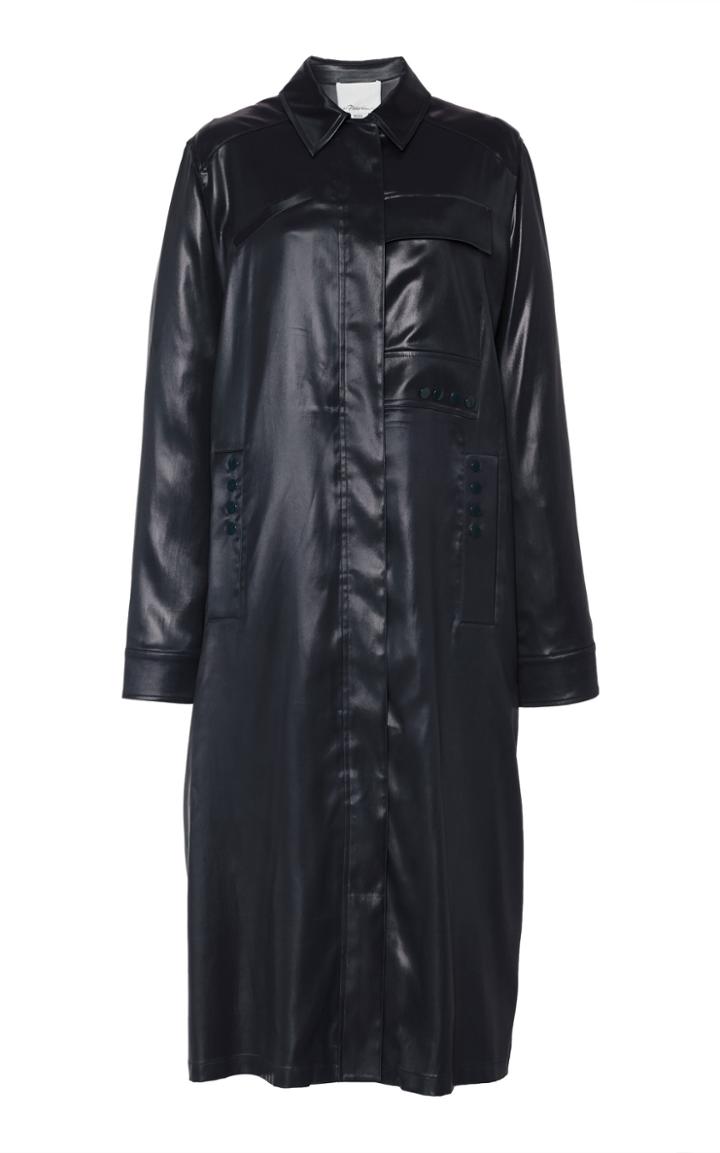 Moda Operandi 3.1 Phillip Lim Overcoat With Side Snap Size: M