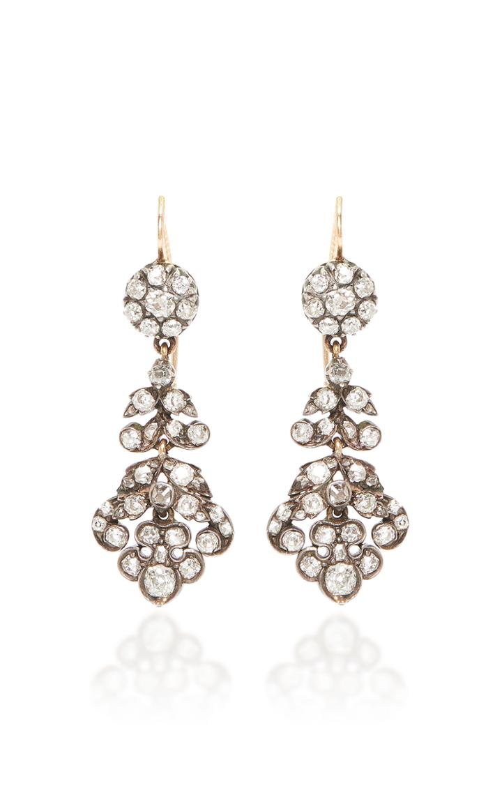 Moira Fine Jewellery Antique Drop Diamond Earrings