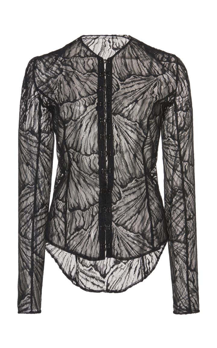 Olivier Theyskens Telsie Sheer Lace Top