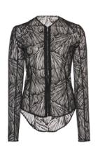 Olivier Theyskens Telsie Sheer Lace Top