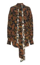Rokh Double Tie Neck Blouse Size: 34