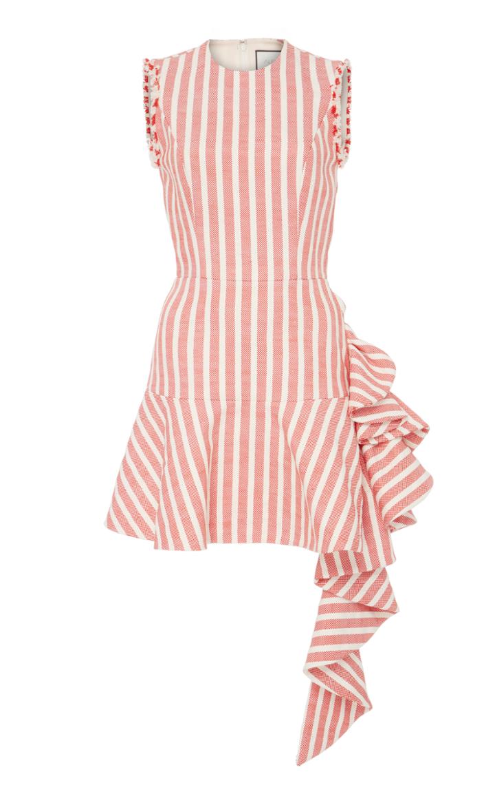 Alexis Cara Sleeveless Striped Mini Dress