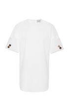 Monographie French Cuff Cotton Top