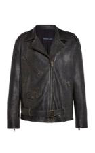 Moda Operandi Zeynep Aray Antic Leather Biker Jacket