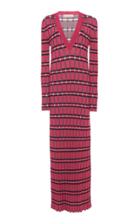 Marni Striped Wool-blend Dress