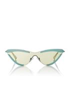 Moda Operandi Adam Selman X Le Specs The Scandal Metal Cat-eye Sunglasses