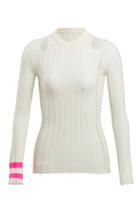 Maggie Marilyn Hole Lot Of Loving Ribbed Knit Merino Wool Sweater