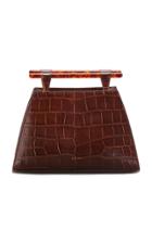 Usisi Sister Johnny Croc-effect Leather Bag