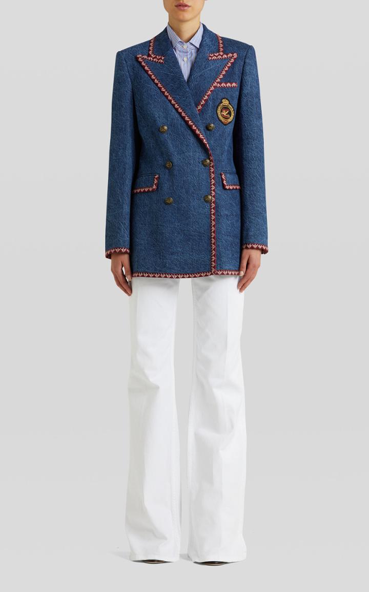 Moda Operandi Etro Lightweight Denim Blazer